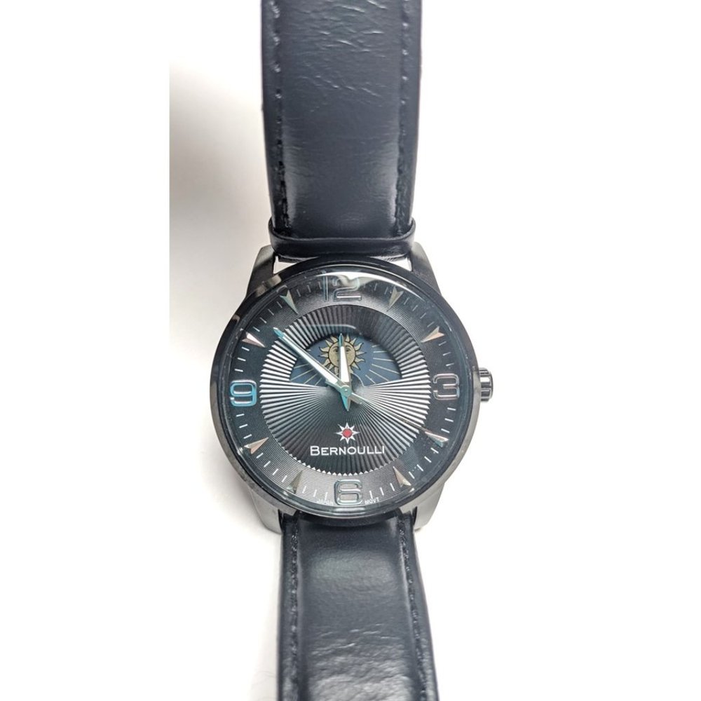 NWOT Bernoulli Stainless Steel Gray Watch